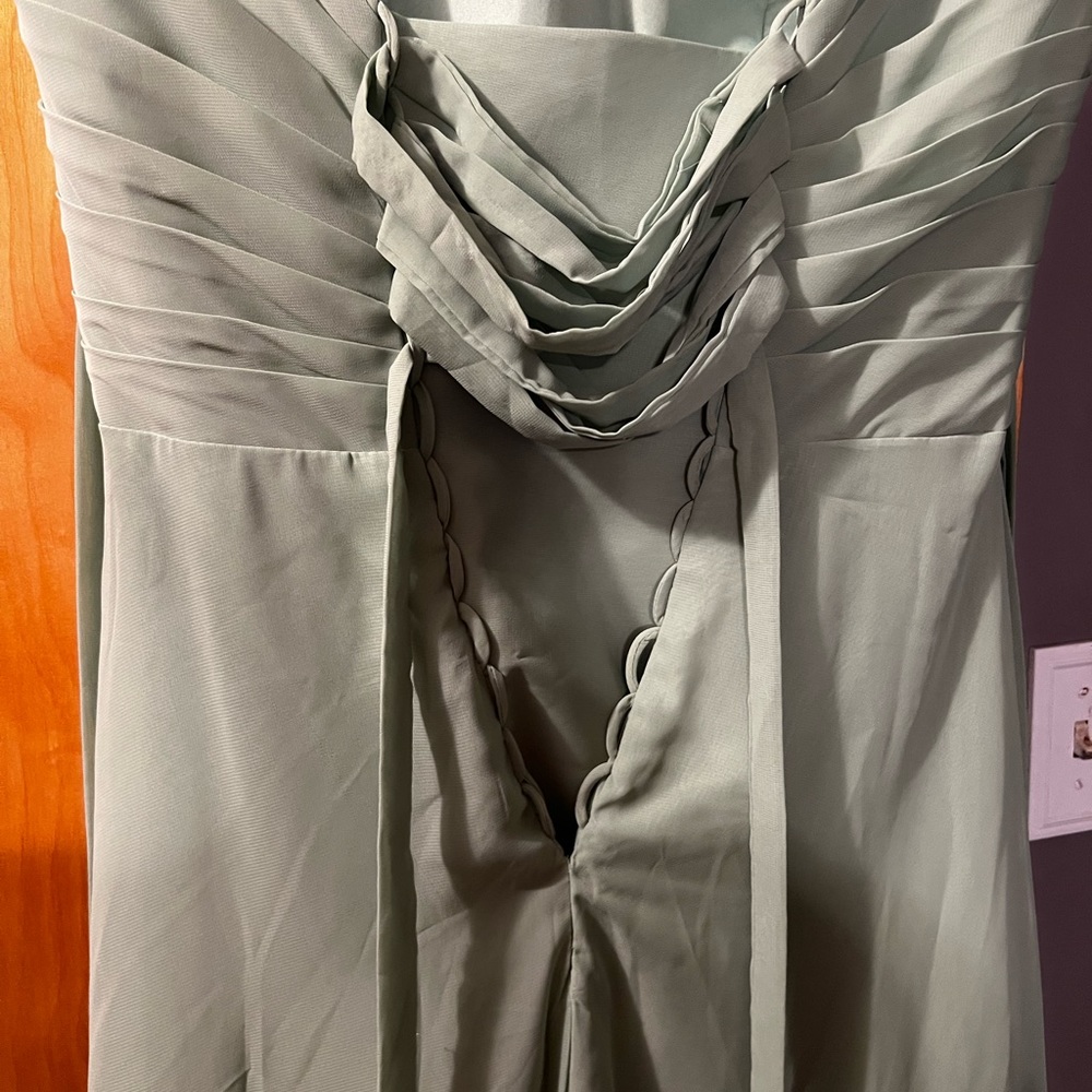 NWOT Light green bridesmaid dress - Picture 7 of 7